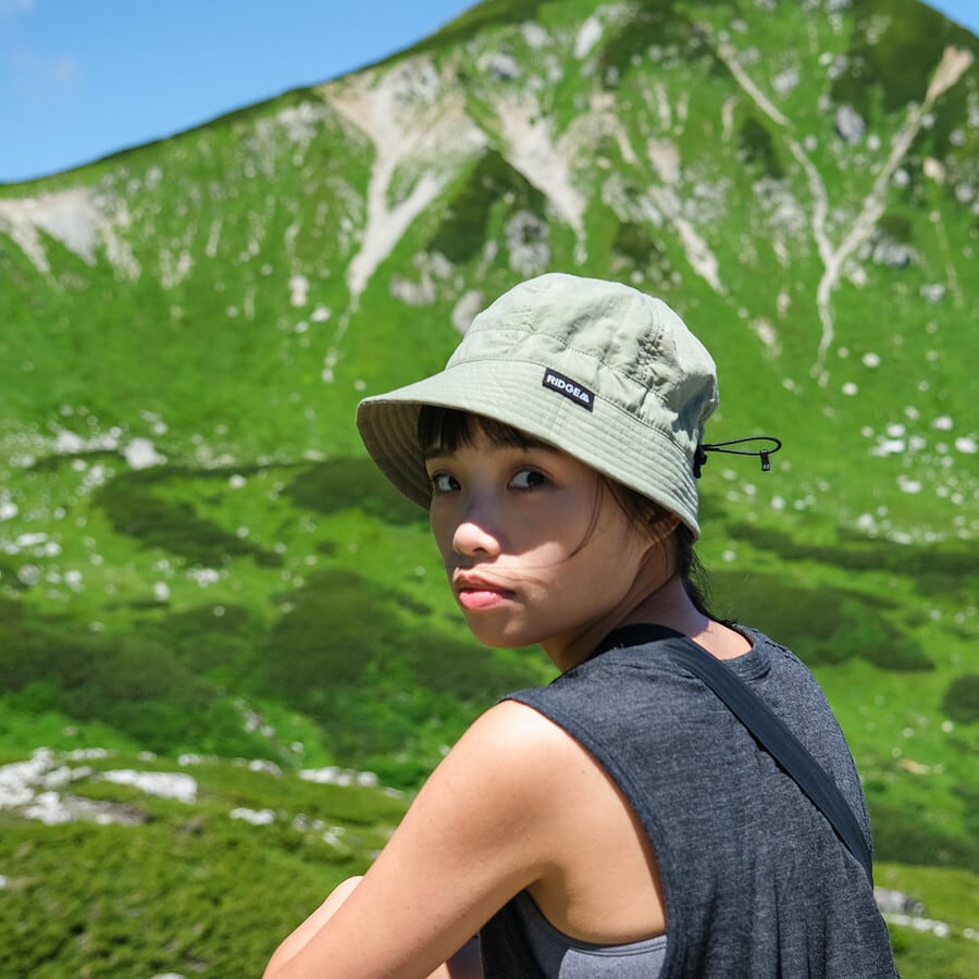 Ridge mountain gear Enough hat グレイ