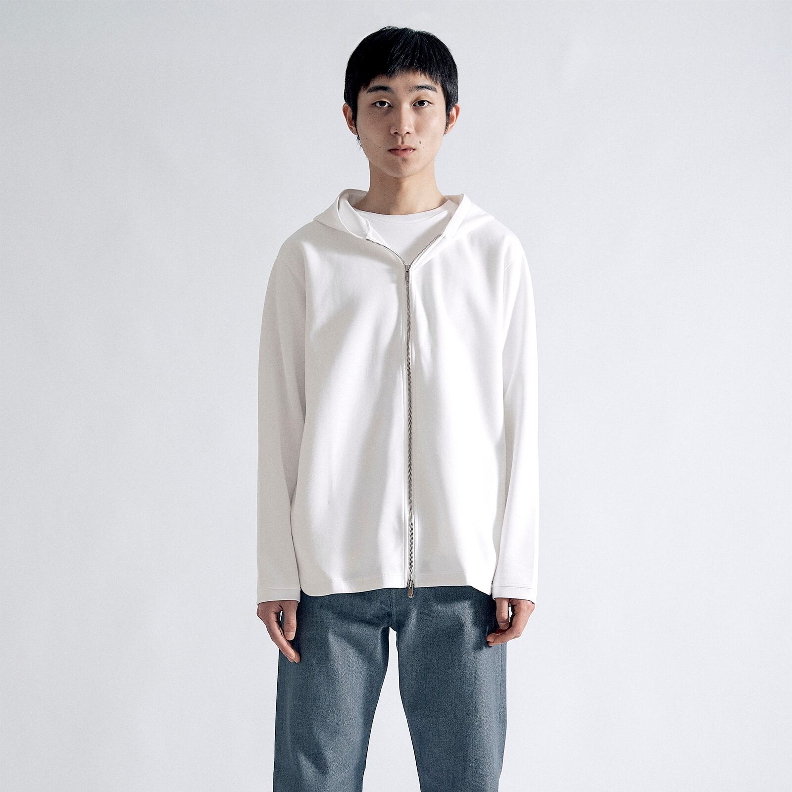新品 Resurrection ZIP パーカー フーディー メンズ L 白 ユースフルドレスジップパーカー / Useful Dress Zip Hoodie