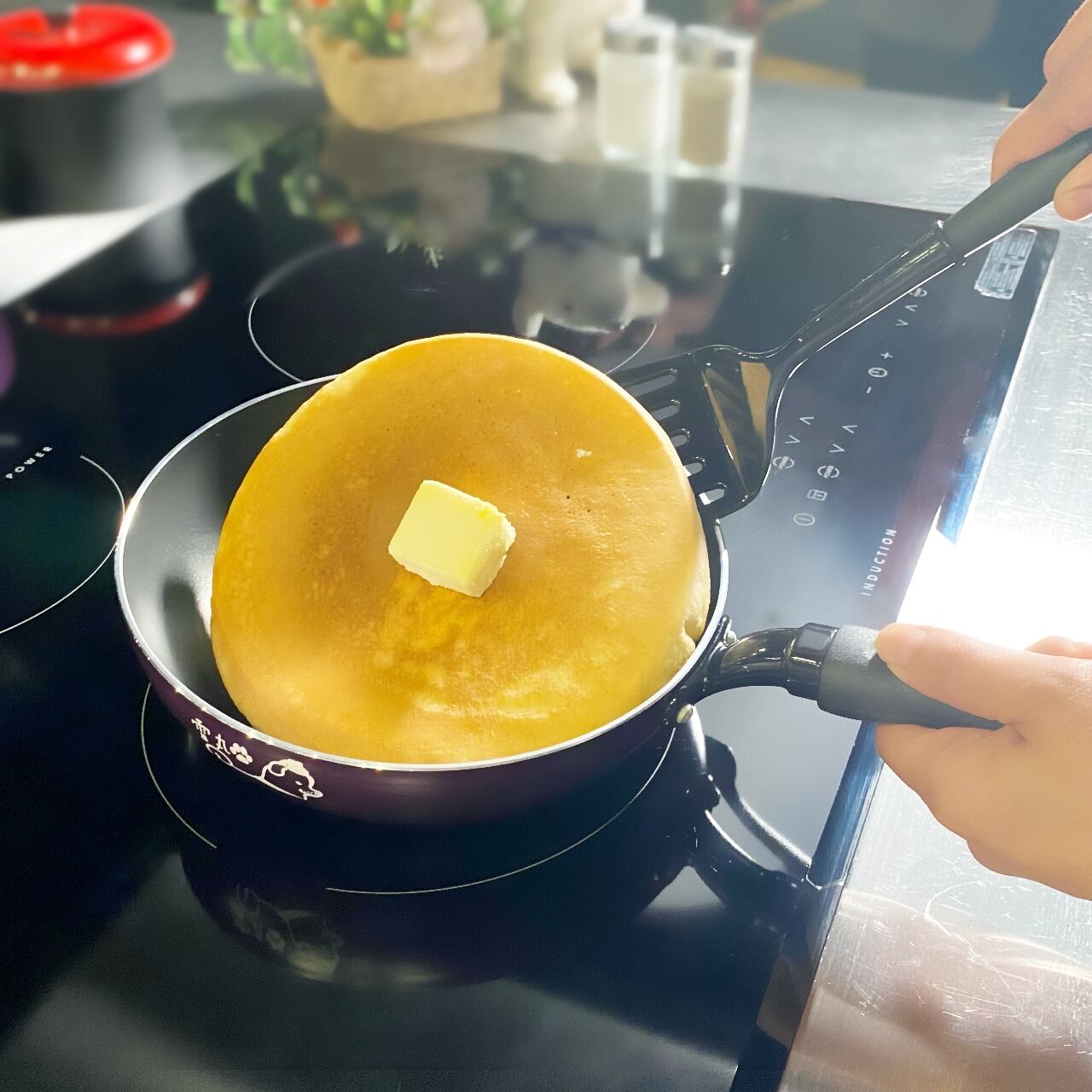 ホットケーキなど朝食の準備に「フライパン20㎝」