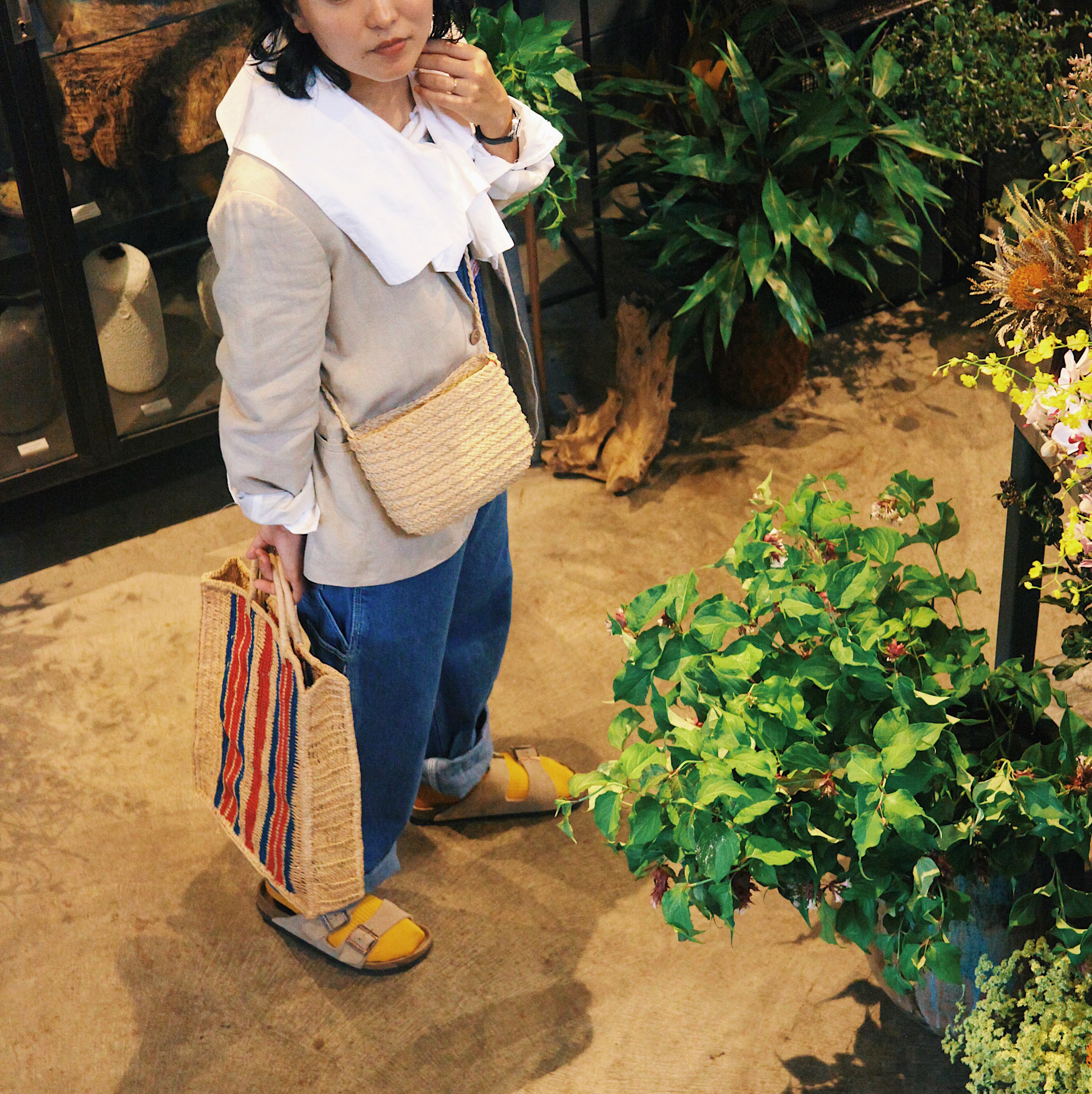 他のバッグとの合わせもおすすめです。