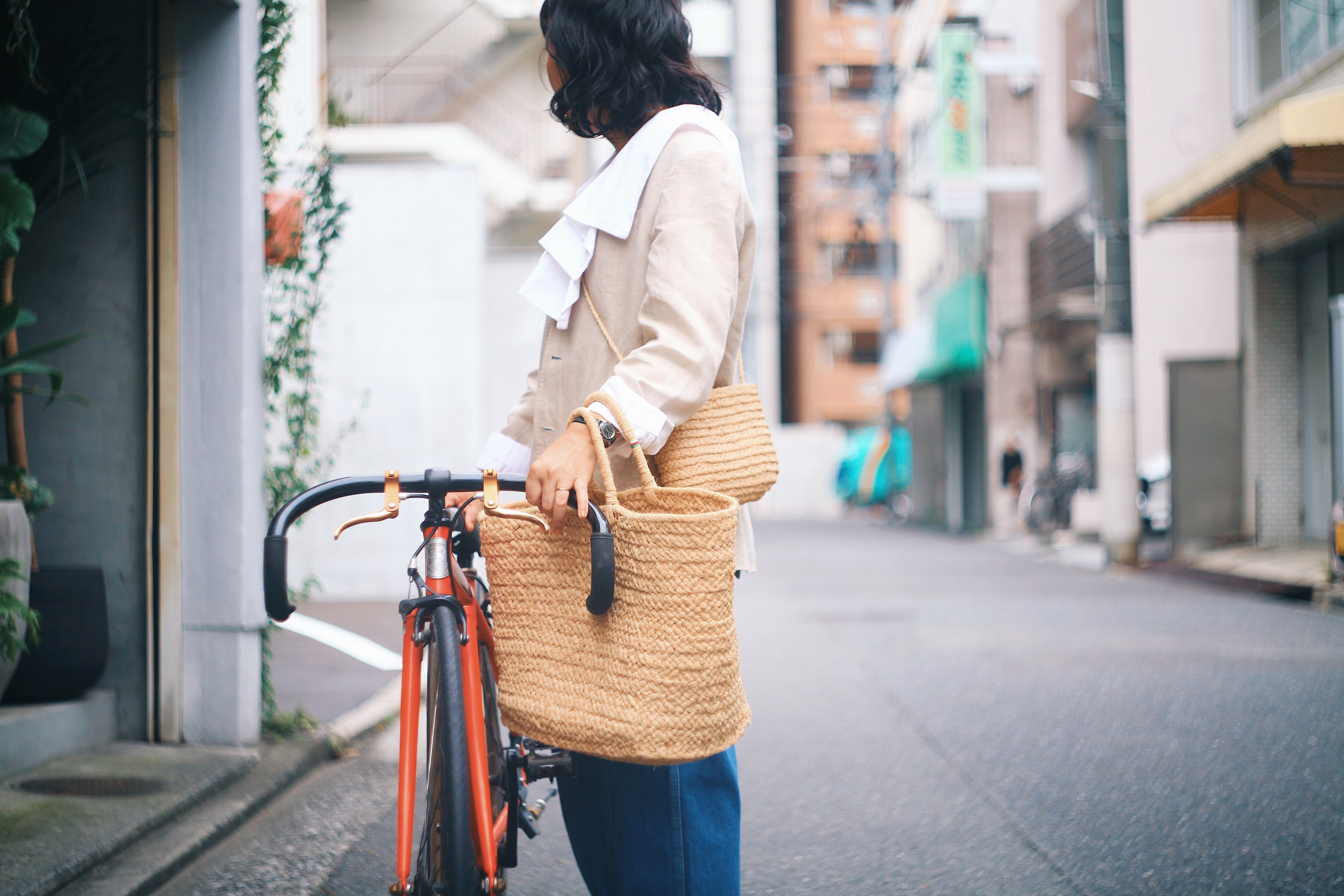 他のバッグとの合わせもおすすめです。