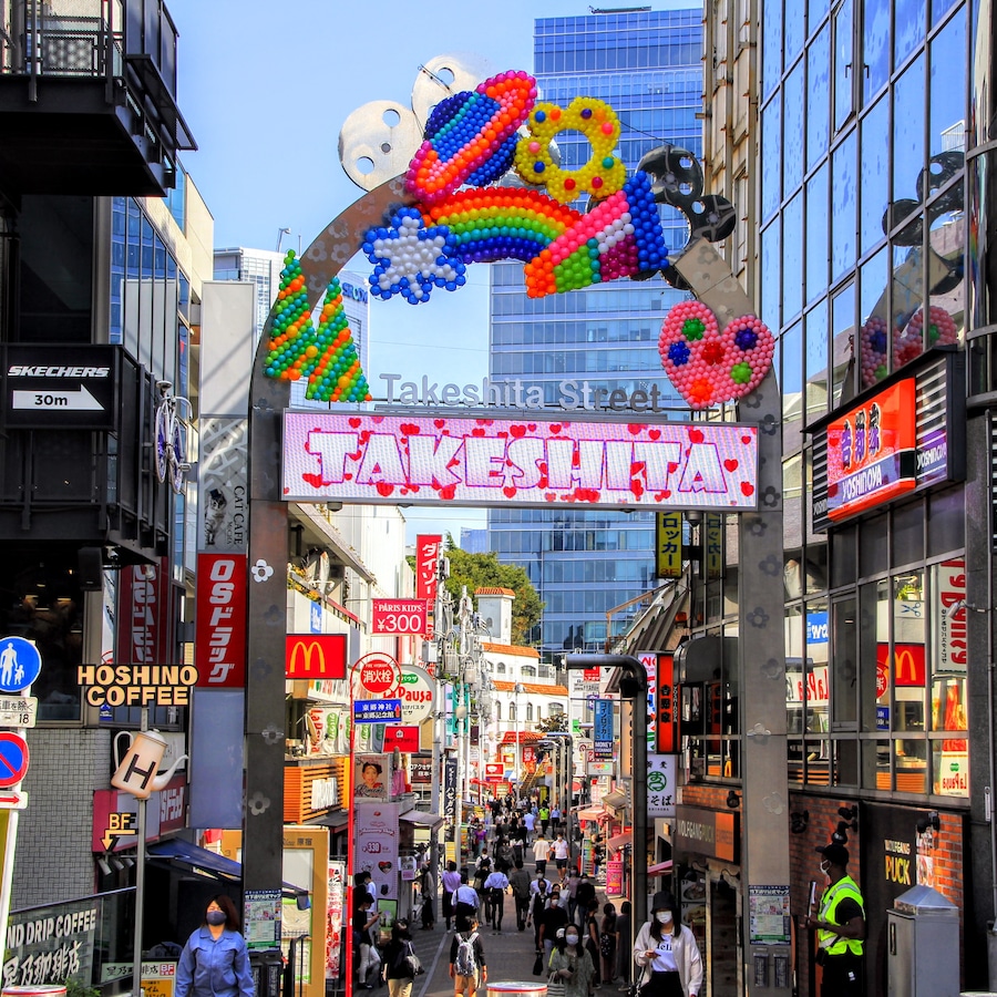 Passing Takeshita Street Harajuku