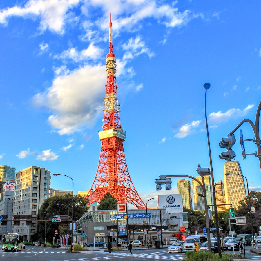 Passing Tokyo Tower