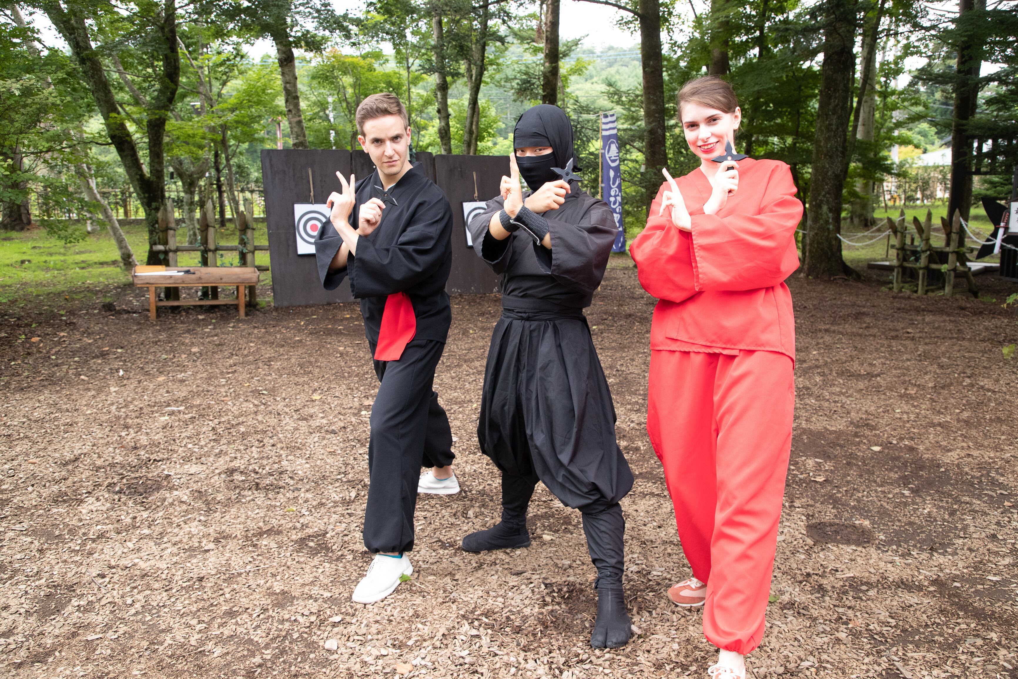 Take photos with Ninjas!