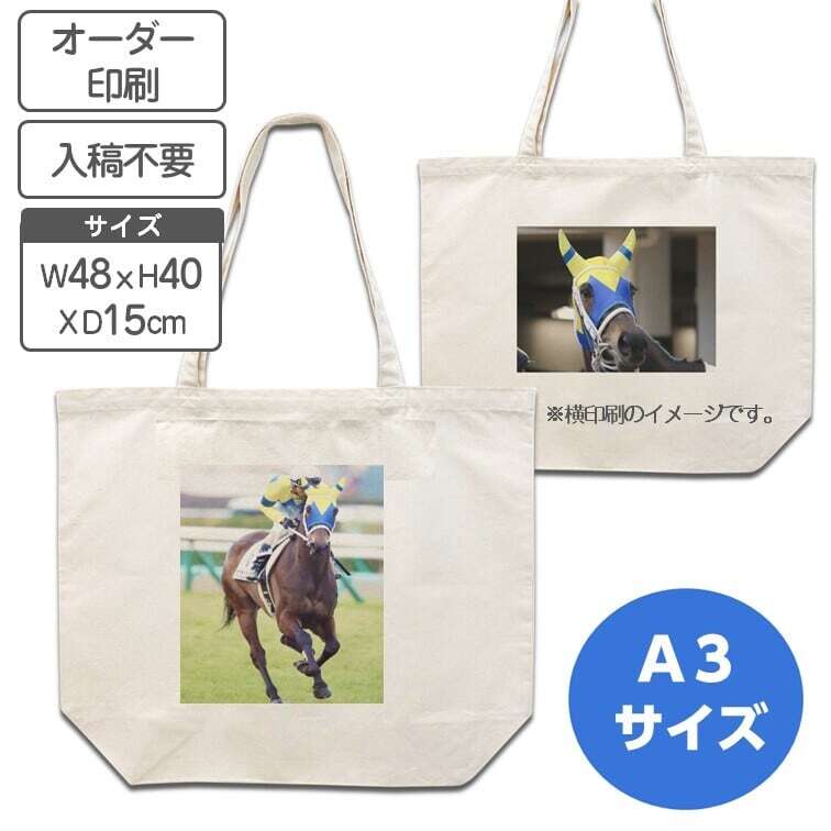 オリジナル トートバッグ A3 タイプ 厚手 1枚片面印刷【 オリジナル