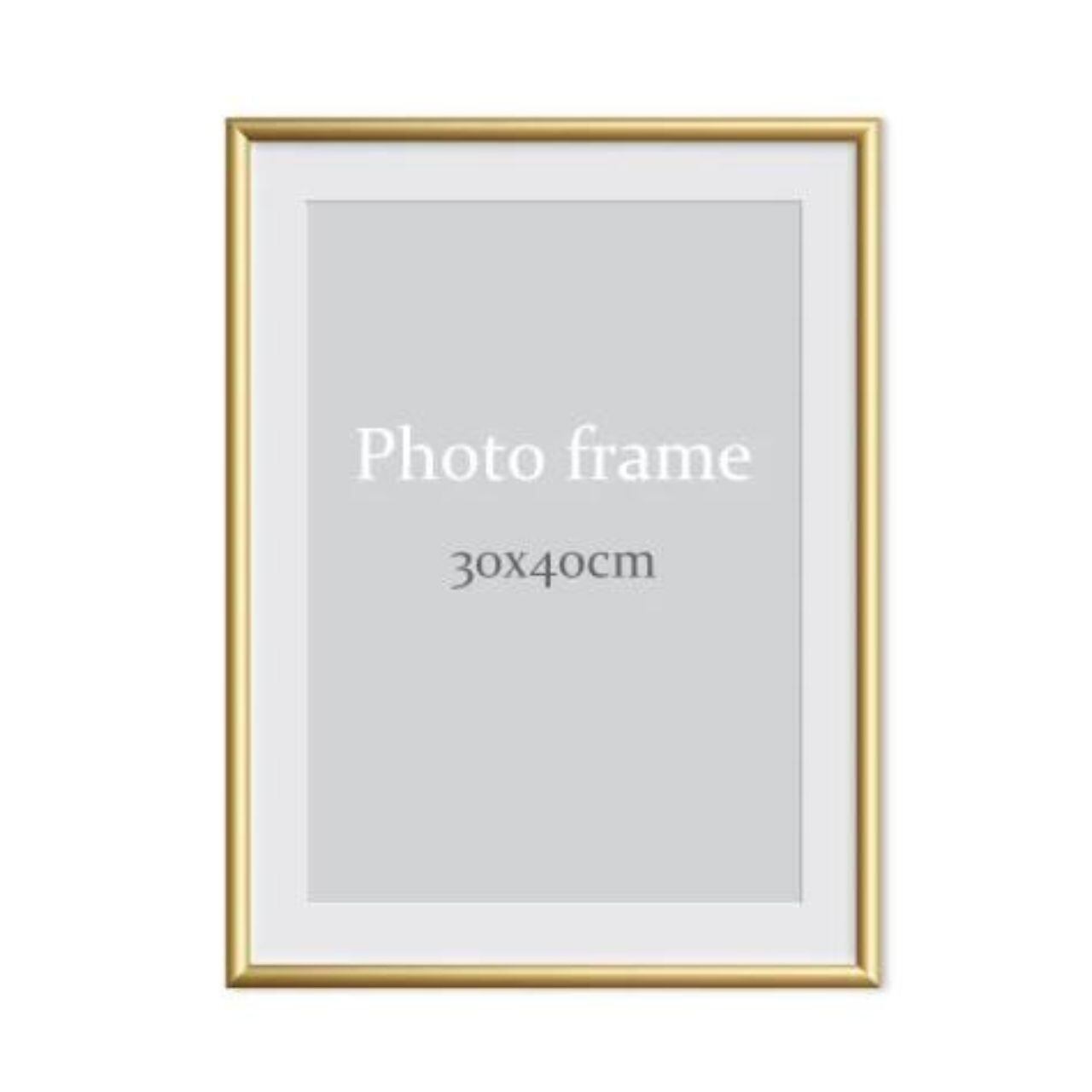 ハイエンドな印象を与えるゴールドのフレーム