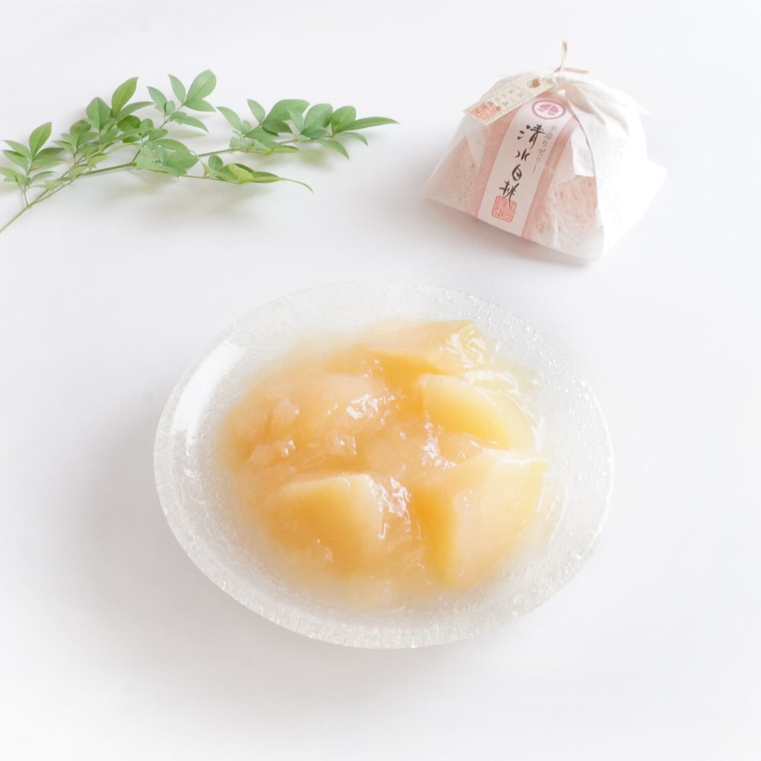 手造りゼリー「 岡山県産 清水白桃 」 | くらしき美味処
