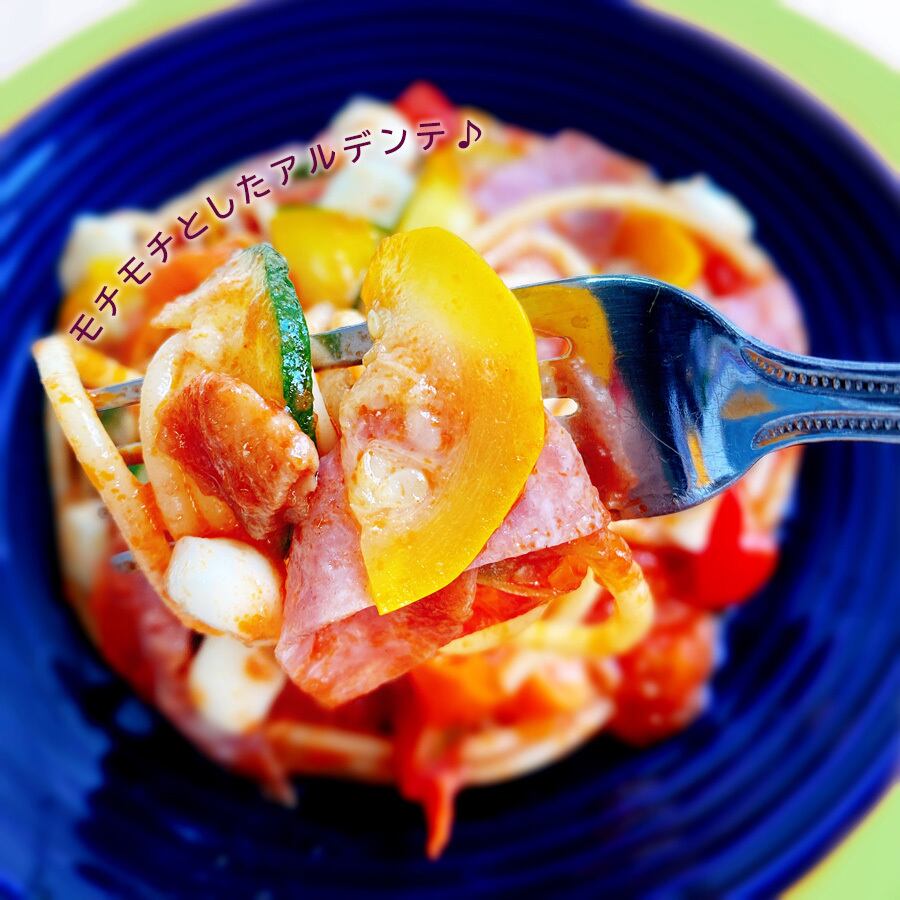 アルデンテのモチモチ麺も魅力♪