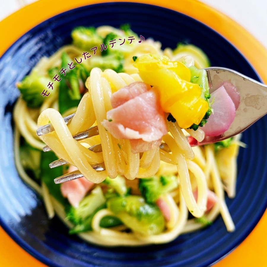 アルデンテのモチモチ麺も魅力♪