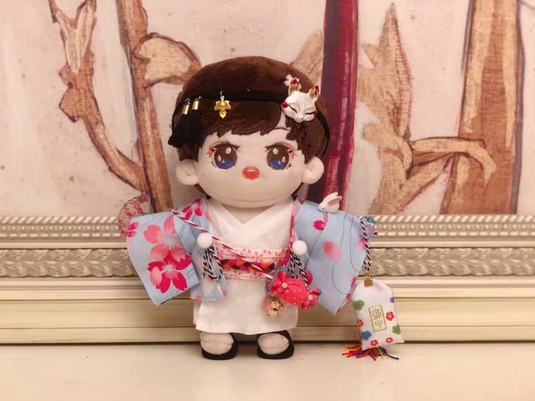 ✩.*˚花火の夜の猫ちゃん✩.*˚ブローチ✩.*˚浴衣、夏祭り、盆踊り