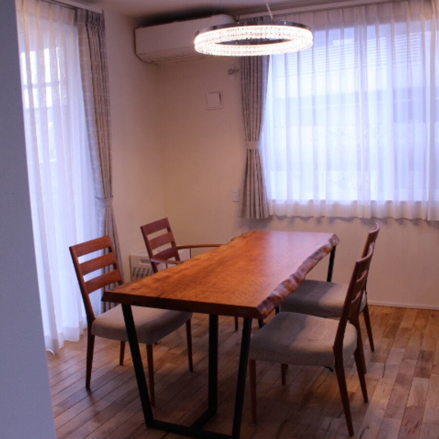 《納品事例》　アメリカンブラックチェリー　一枚板