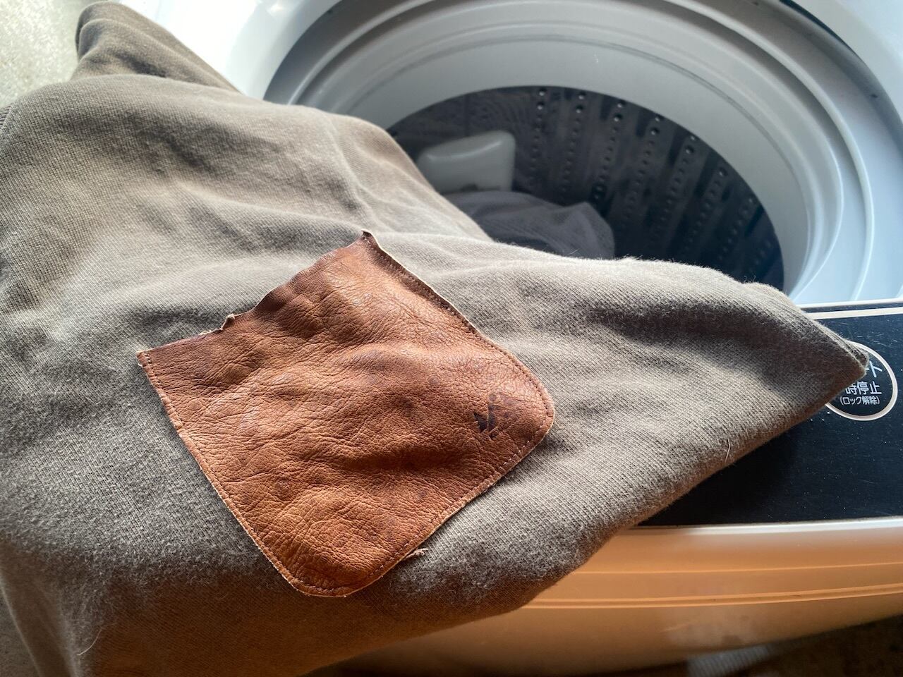 3年程度、洗濯を繰り返した状態。