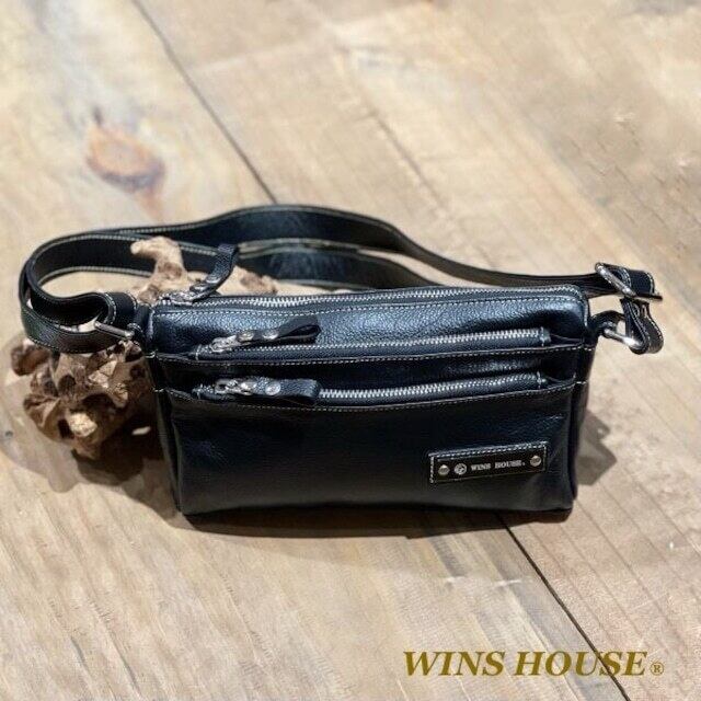 WINS HOUSE【ウインズハウス】 MINI SHOULDER BAG 本革【牛革】 | WINS