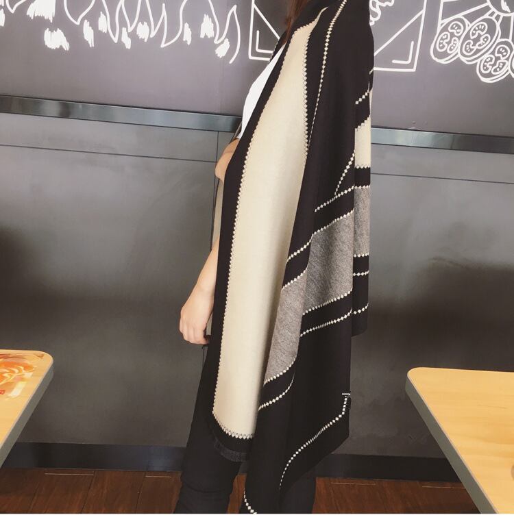 ストール ショール 大判ストール 幾何学模様 エレガントストール