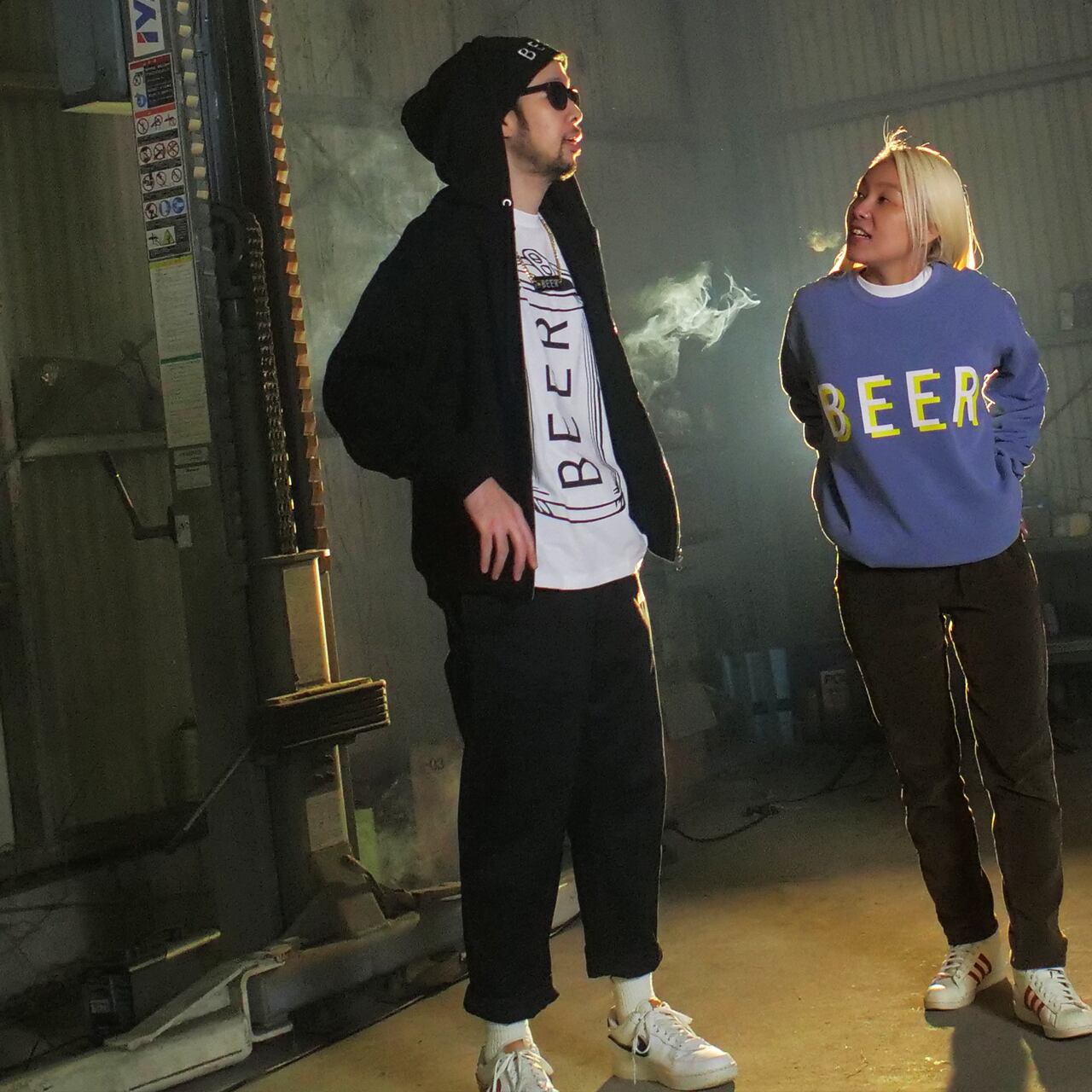 モデル（男）身長184cm 着用：ブラックXL