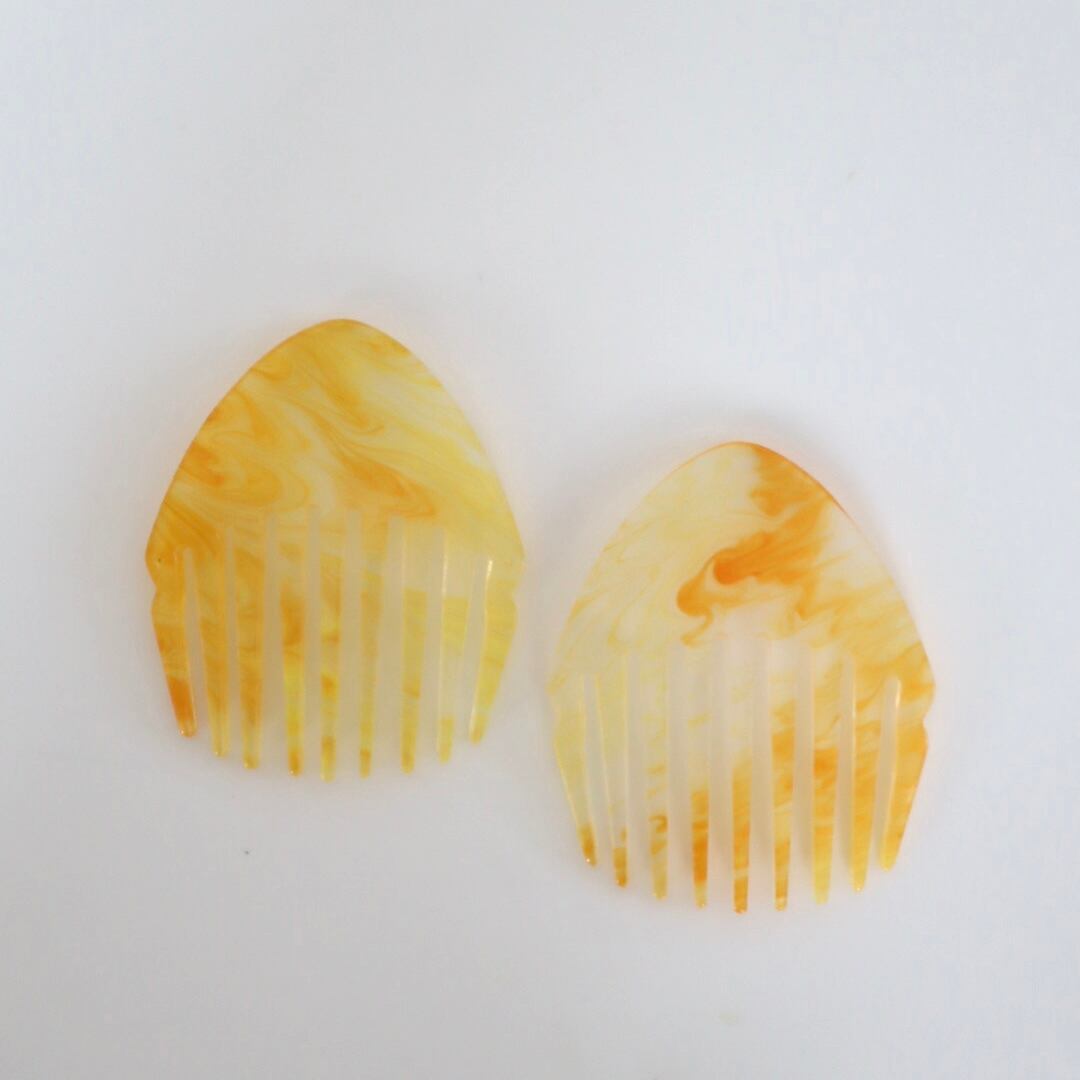 イエローオレンジ(マーブルクリア多め）