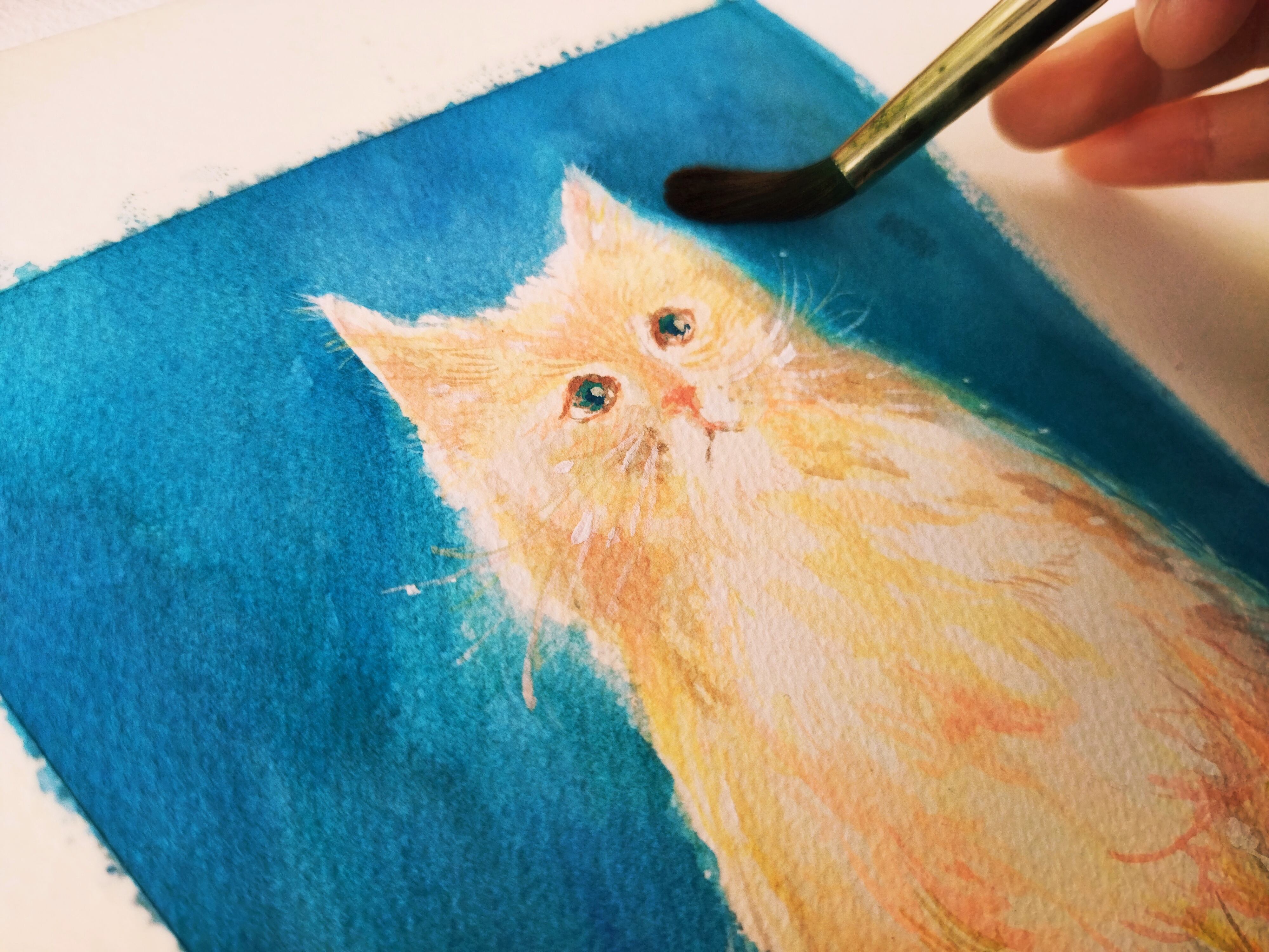 水彩原画