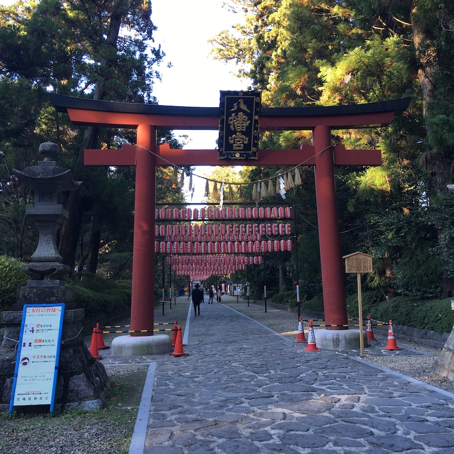 大崎八幡宮に今は絵馬堂はないそうです。