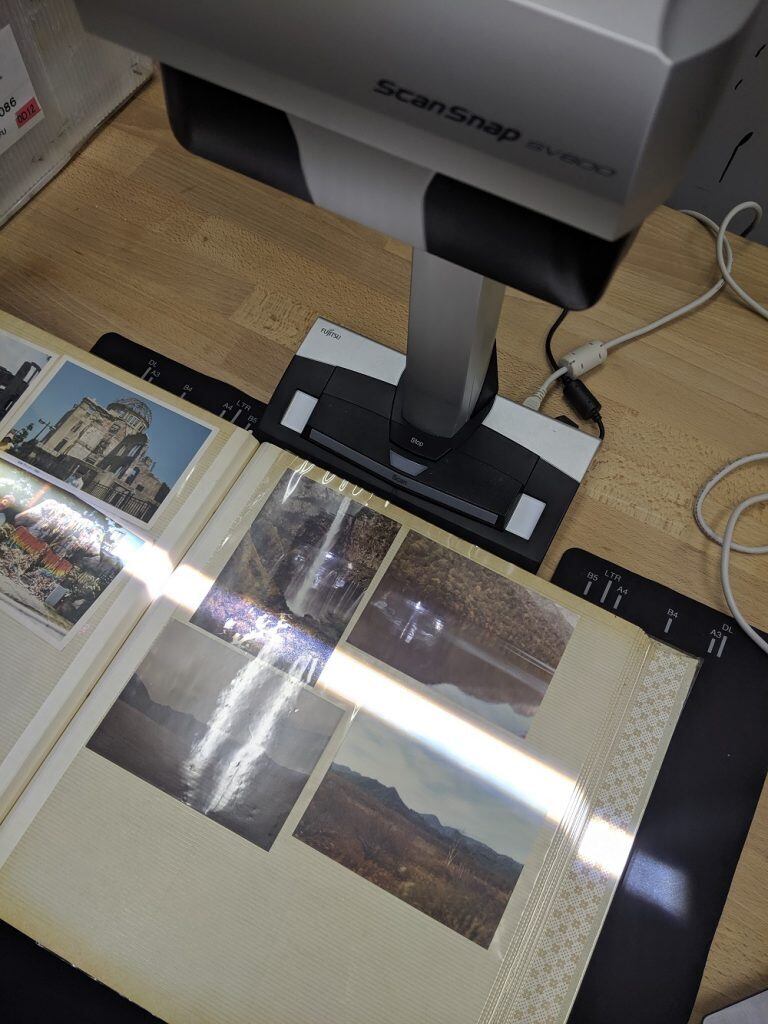 アルバムも楽々スキャン