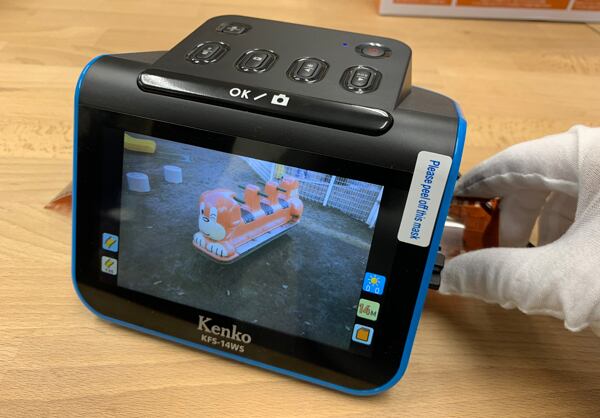 写真が液晶で確認できます