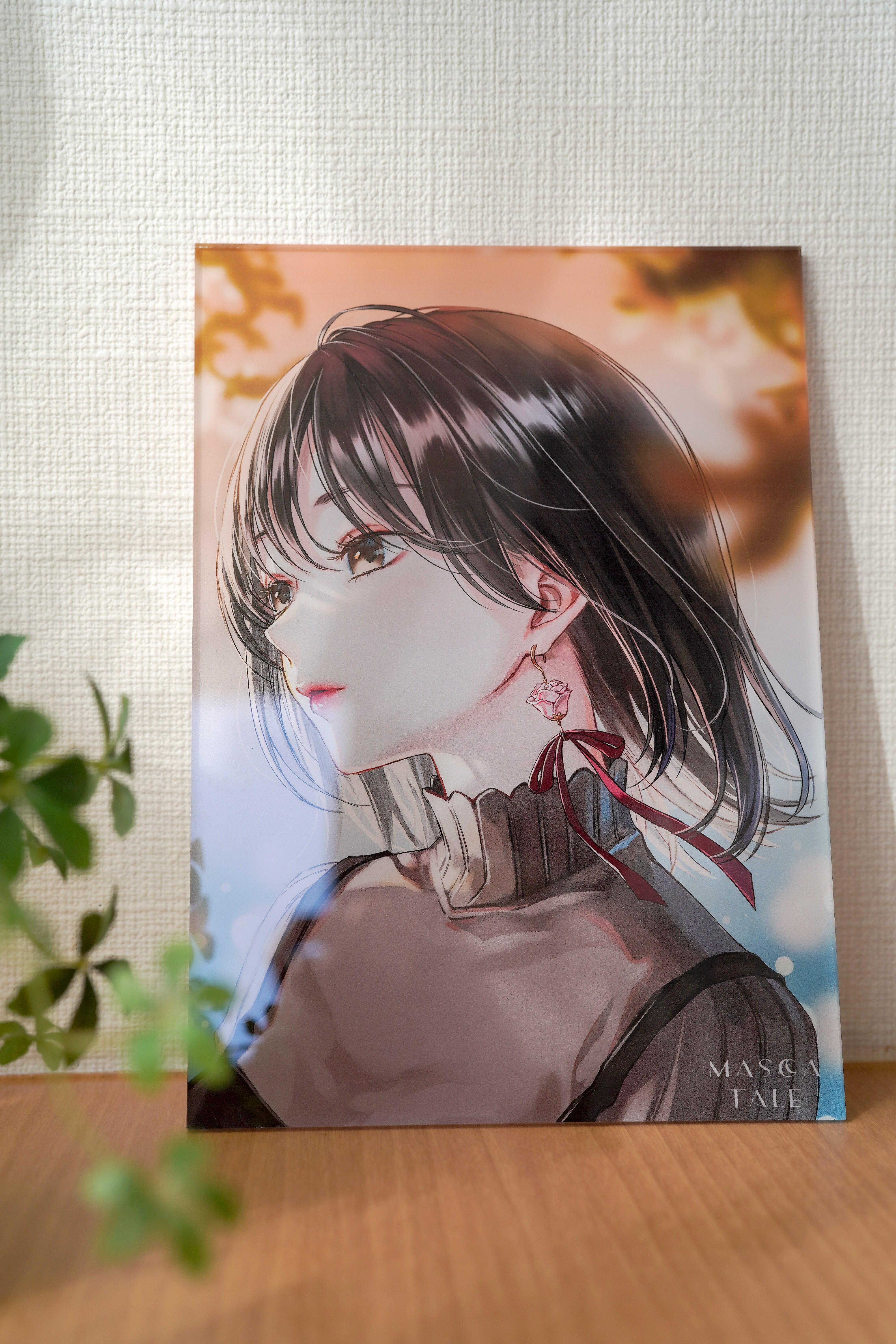 夕/ピンク × バーガンディ