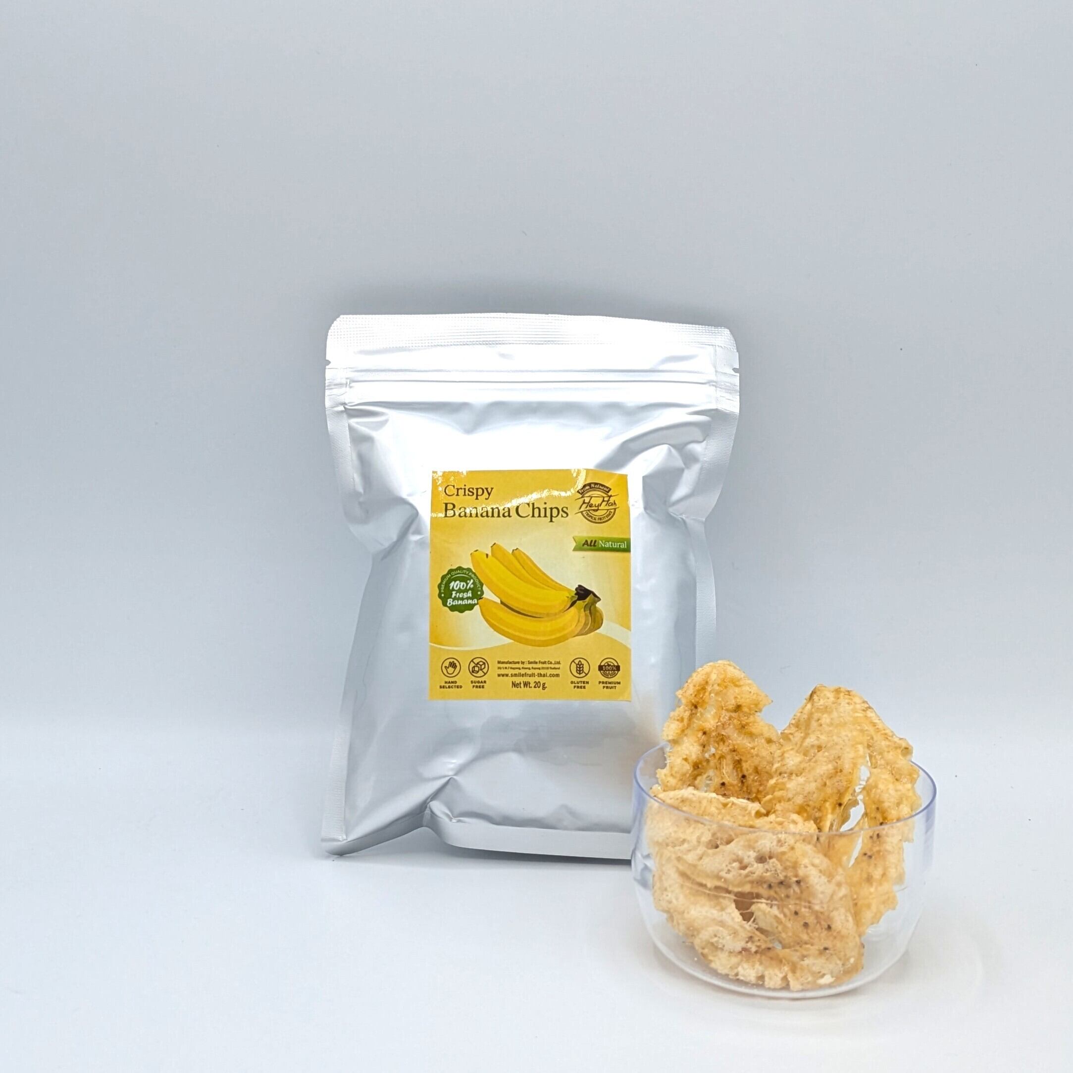 Hey Hah VDクリスピーチップス　バナナ20g