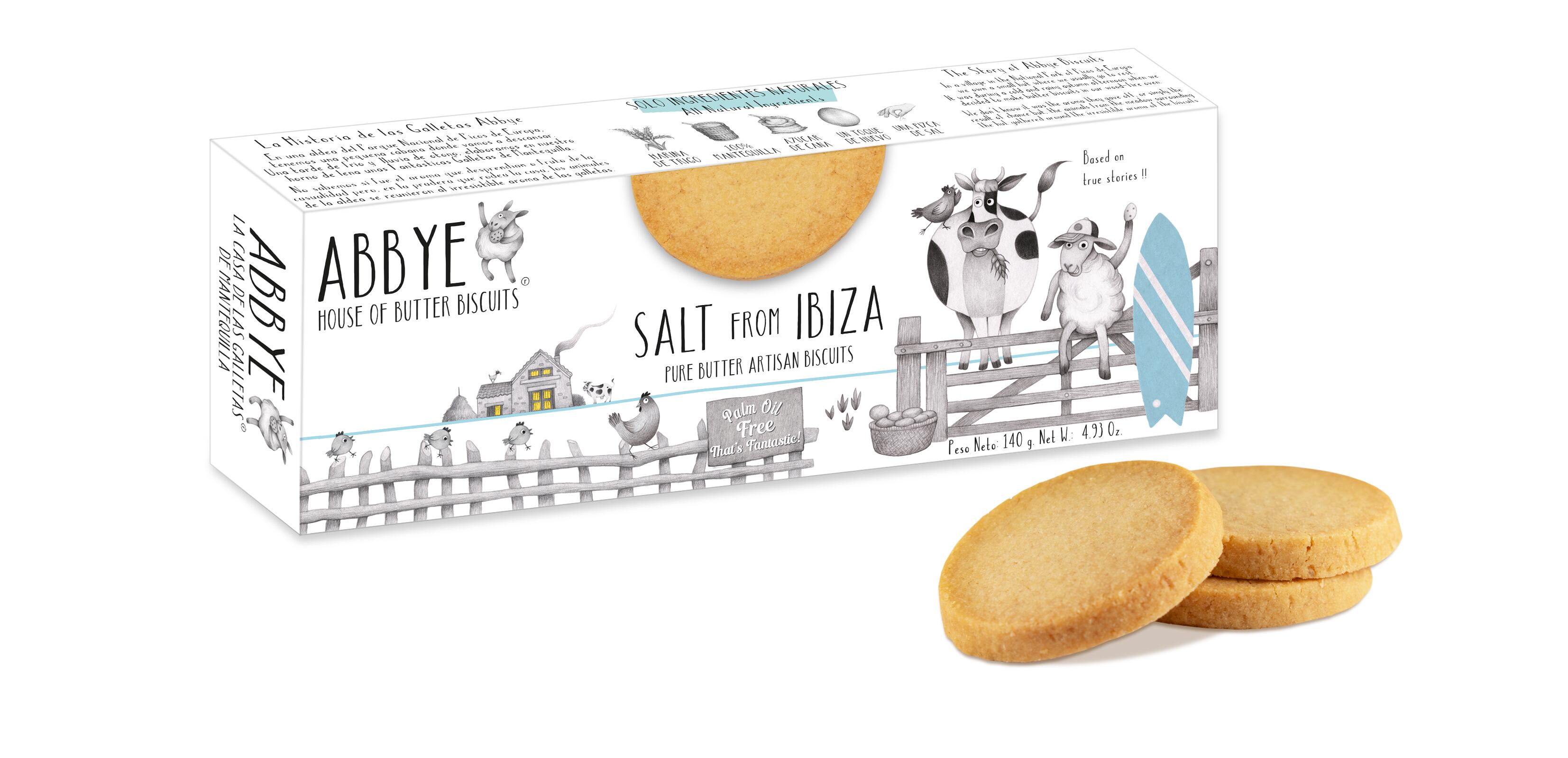 ABBYE　オールバタービスケット　イビサ島の塩