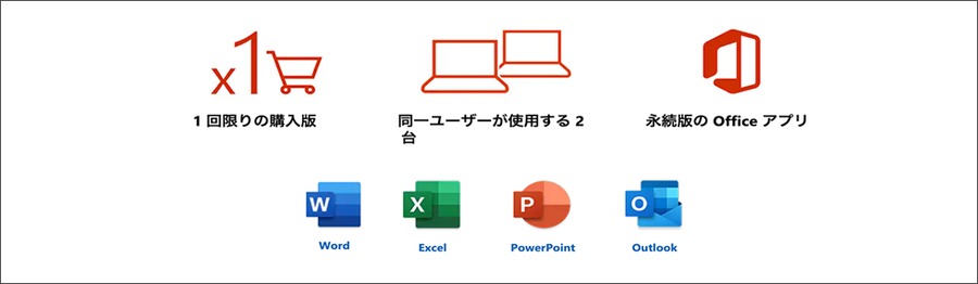 Office 2021 Mac 永続版x2