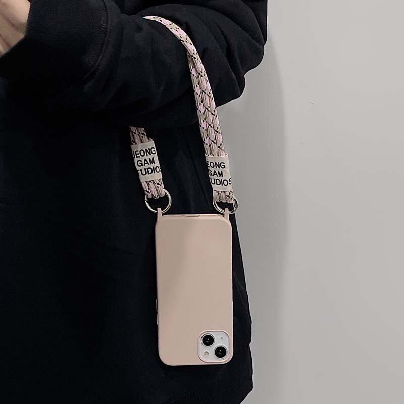 短い紐装着イメージ