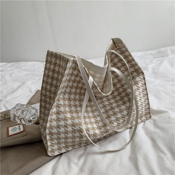 千鳥格子ベージュ