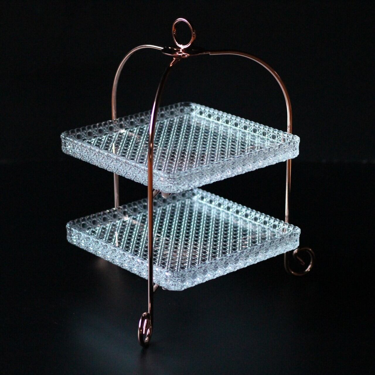 ガラスをのせたり