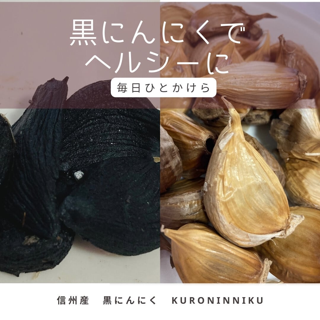 伝統工芸品や特産品で日本をつなぐ　Leafvein　長野県産　熟成黒にんにく（110g入り×3袋セット）