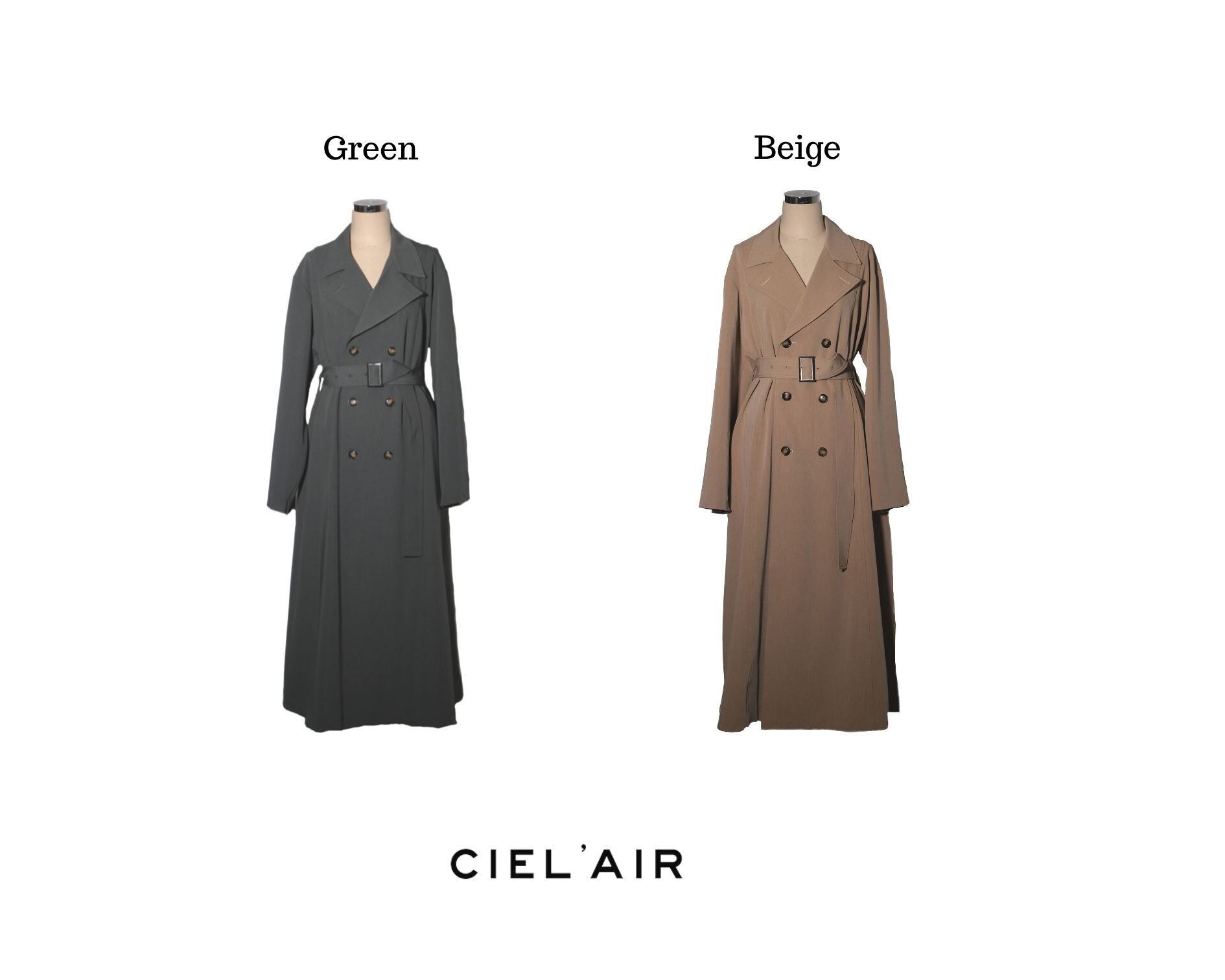 DESIGN SLEEVE TRENCH COAT 【CA2S-C290】 | CIEL'AIR