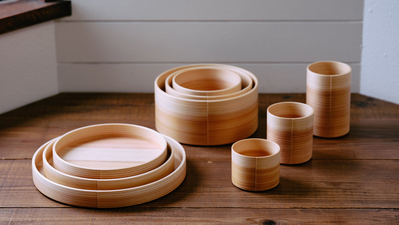 ディッシュは、SMLすべて同じ高さです。