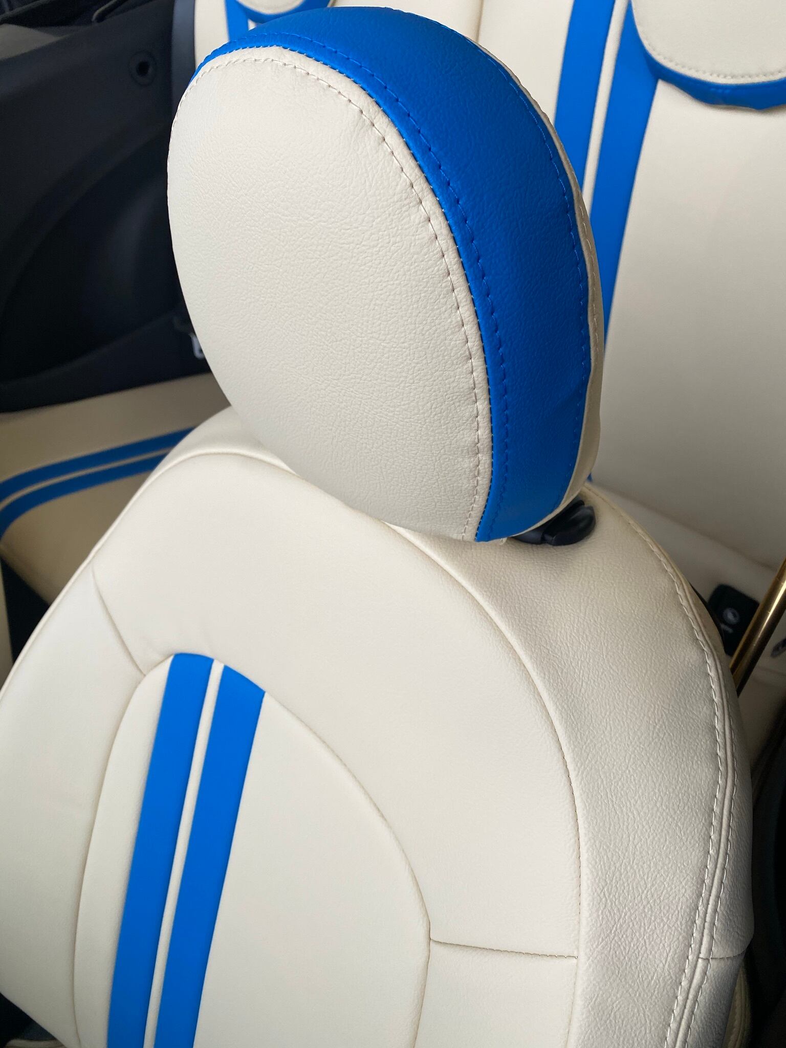 お客様制作例（ﾎﾜｲﾄ×ﾌﾞﾙｰ）