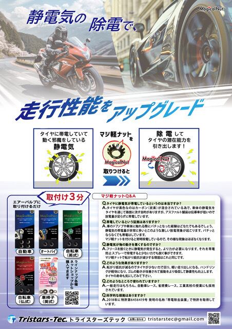 マジ軽ナット 自転車用 2個セット 英式・仏式バルブ用 | トライ