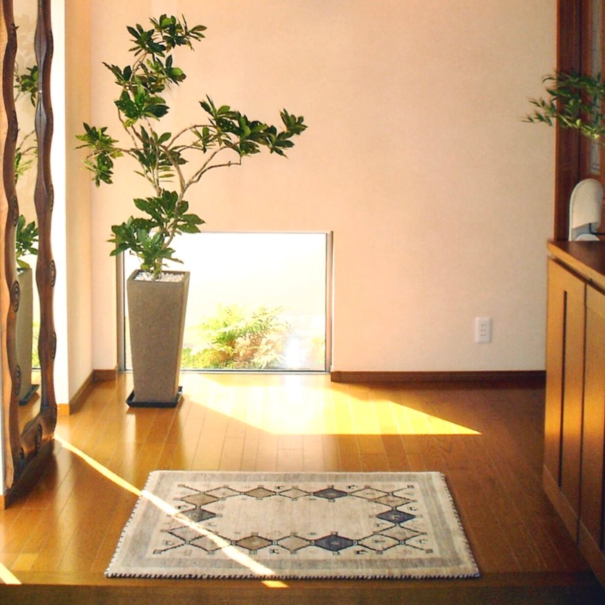 が大特価！ 手織りペルシャ絨毯 ギャッべ 新品 シーラーズ産 88×60cm