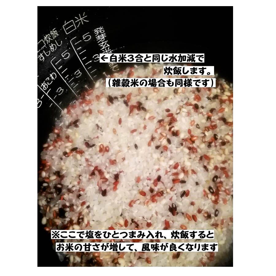古代米（雑穀米）の炊飯-その５