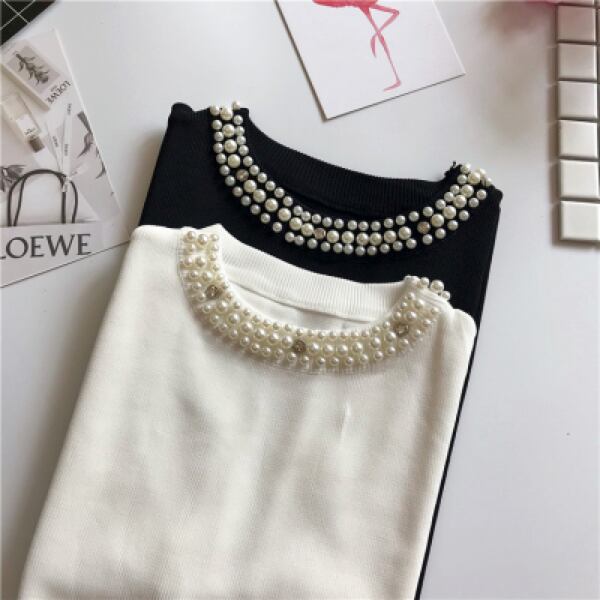 ホワイトパールビーズ