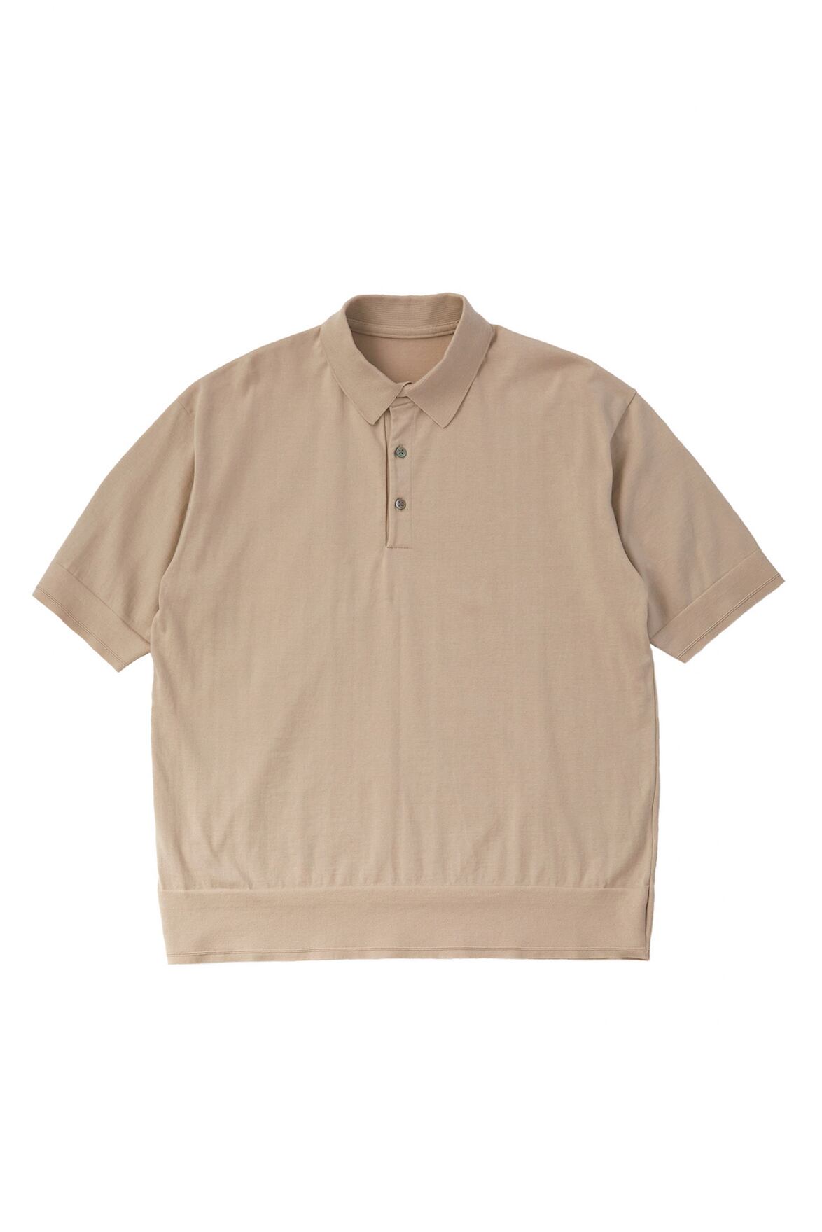 18GG KNIT POLO / 18GGニットポロシャツ(NAVY) | KICS DOCUMENT