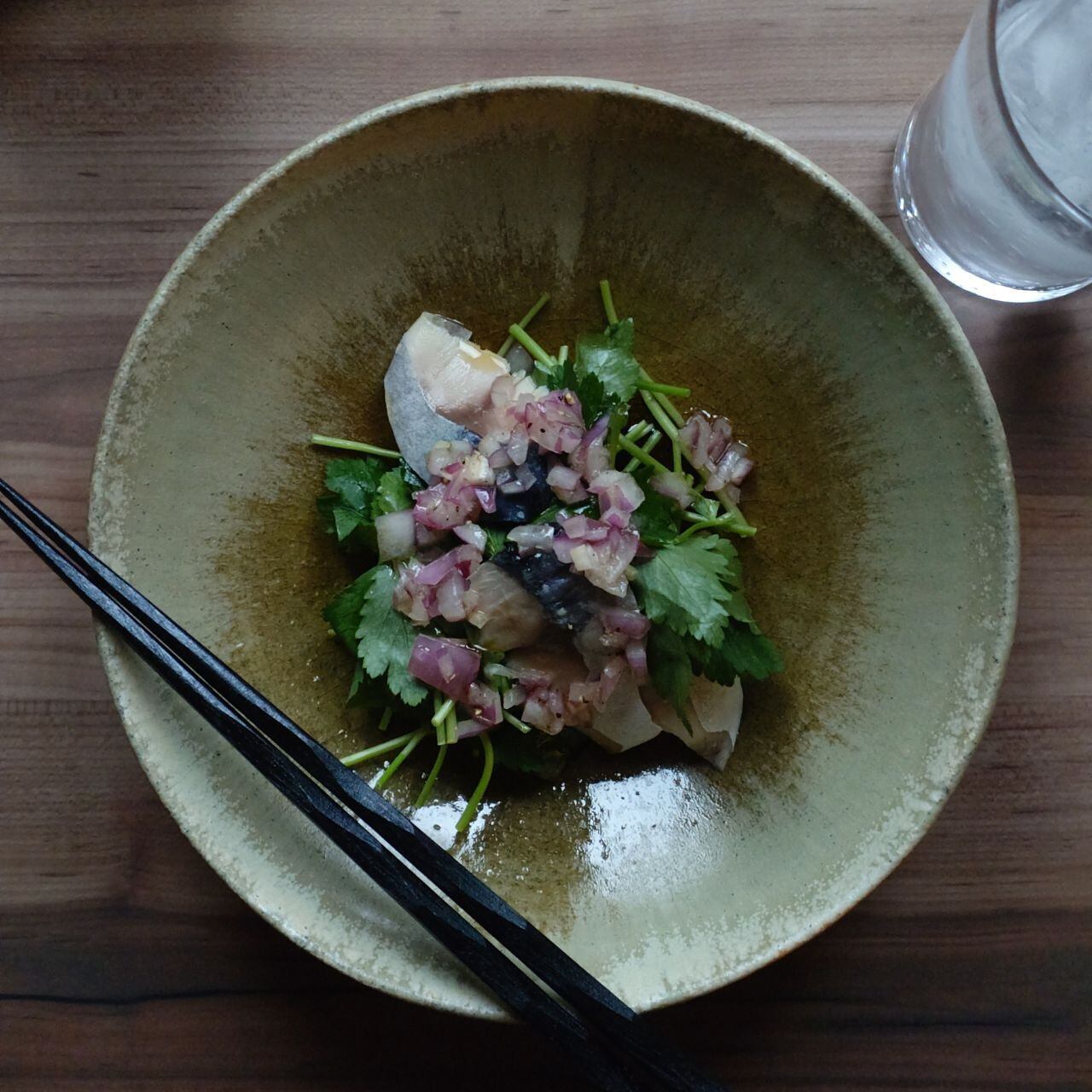 お刺身　しめ鯖スライス　アレンジ例