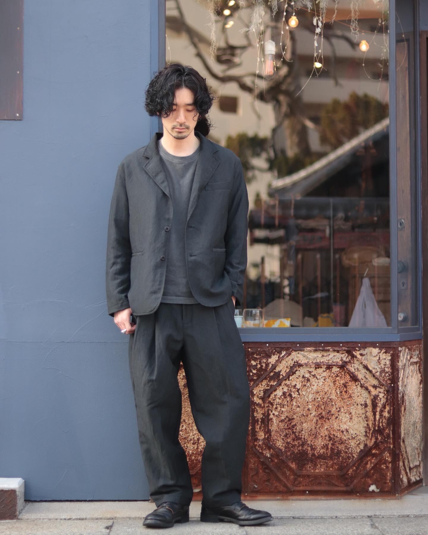 177cm  60kg  Lサイズ着用