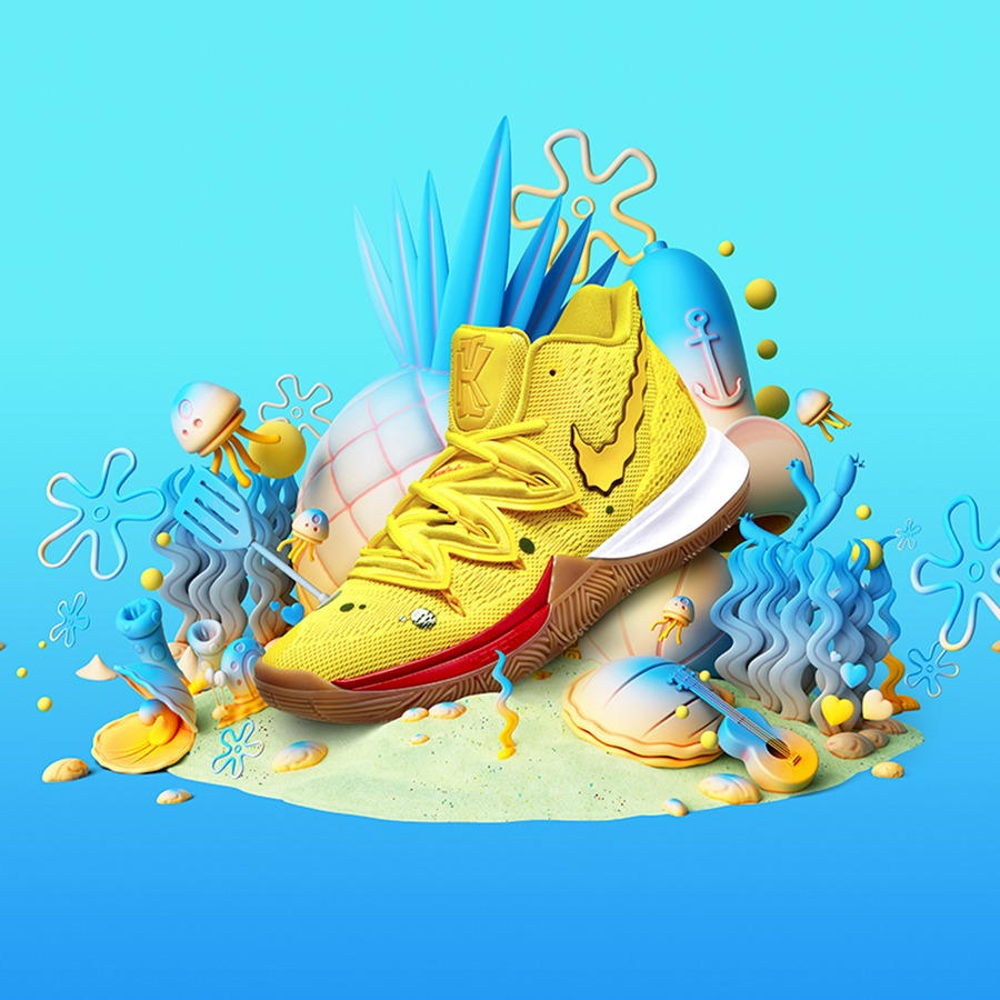 Nike Kyrie 5 SBSP EP ”Spongebob” ナイキ カイリー5 スポンジボブ ...