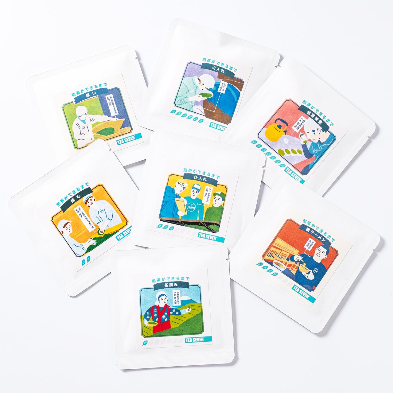 藤枝市】小野製茶 「TEA SEVEN オリジナル 煎茶ができるまで7種の