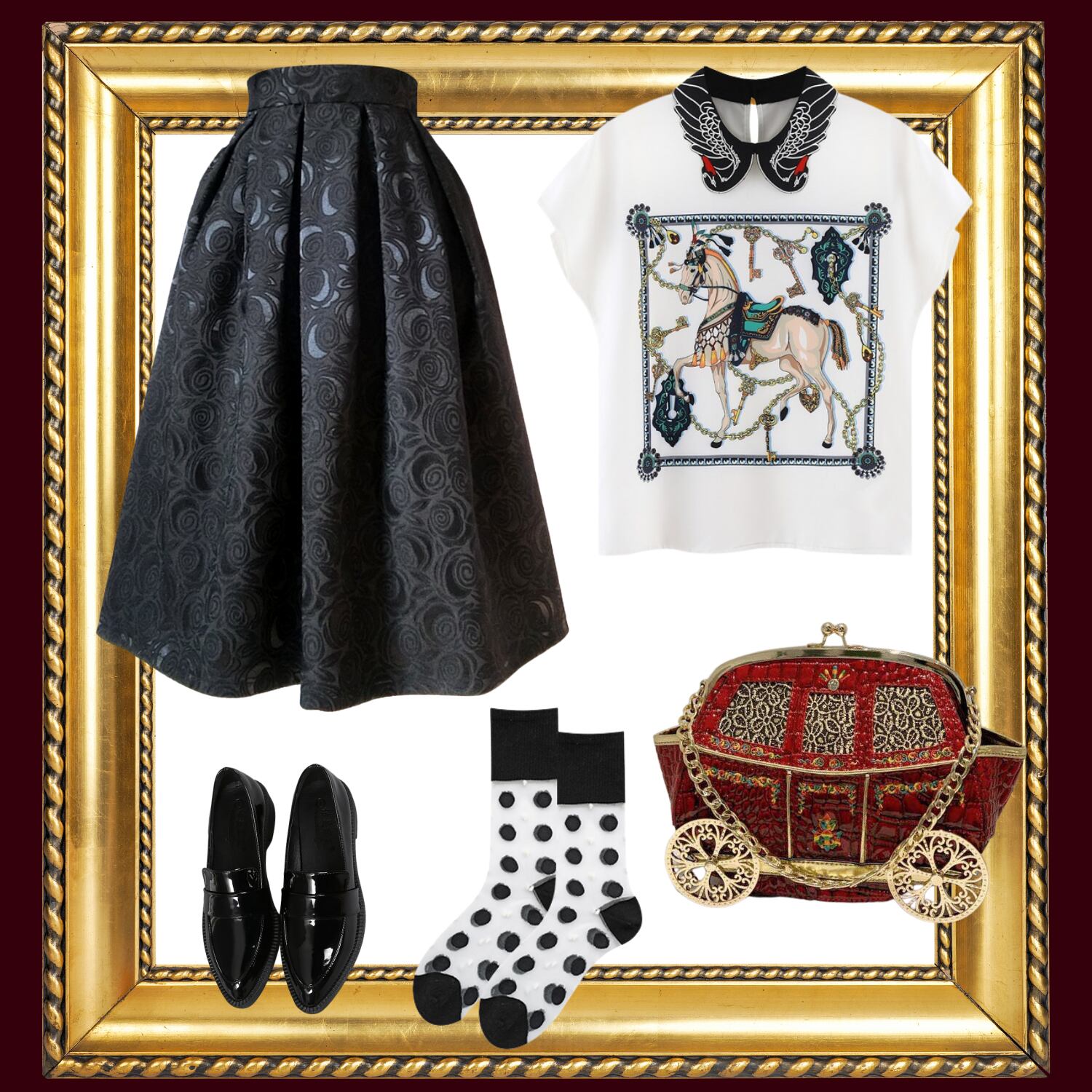 魔女のシンデレラコーデ