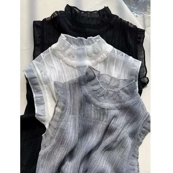 ハイネック シアー タンクトップ 228194