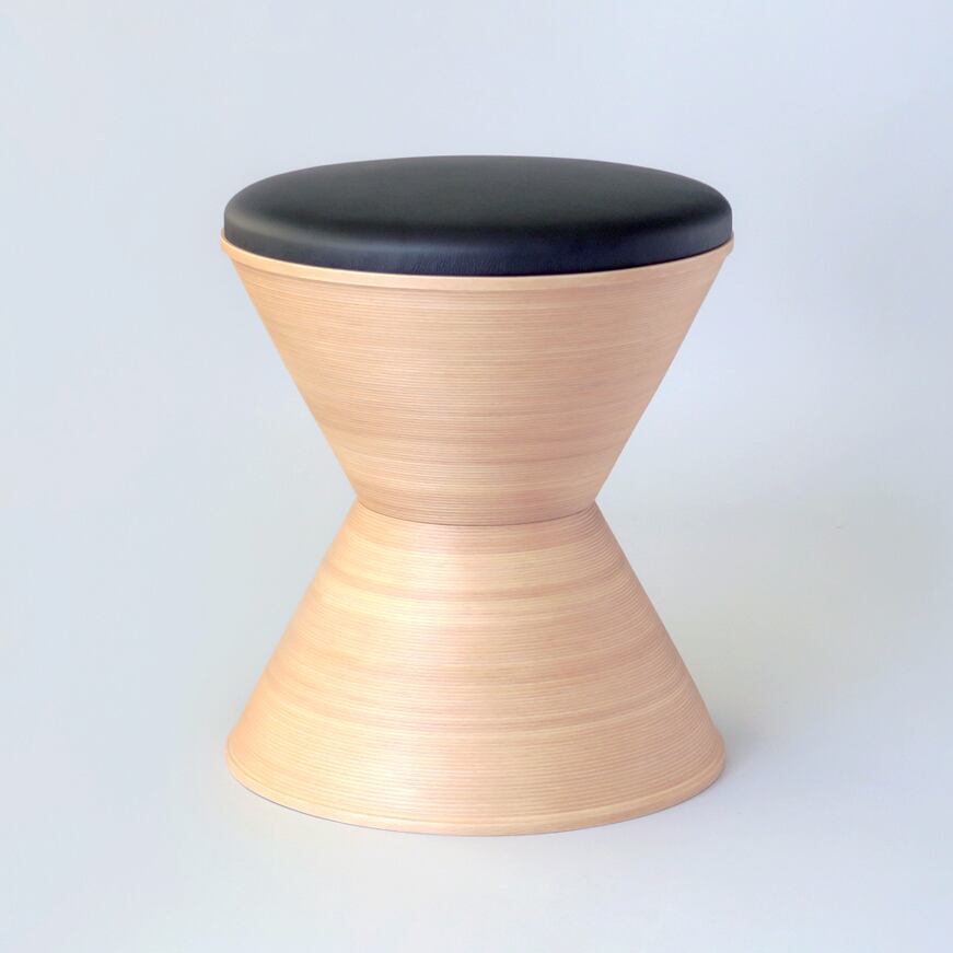 本革ブラック×ライトブラウン