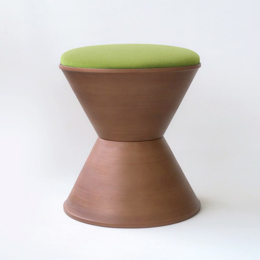 アップルグリーン×キャラメルブラウン