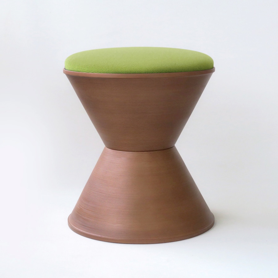 アップルグリーン×キャラメルブラウン