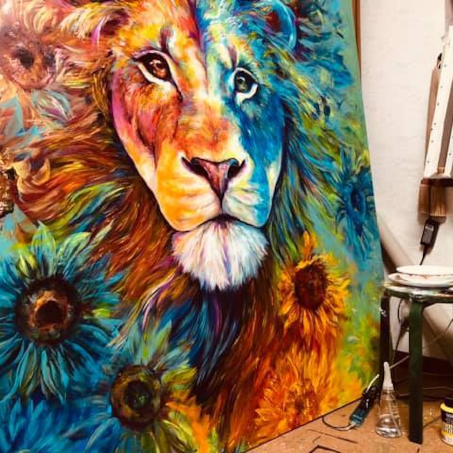Hand-painted by infinity artist NAO, Japan.